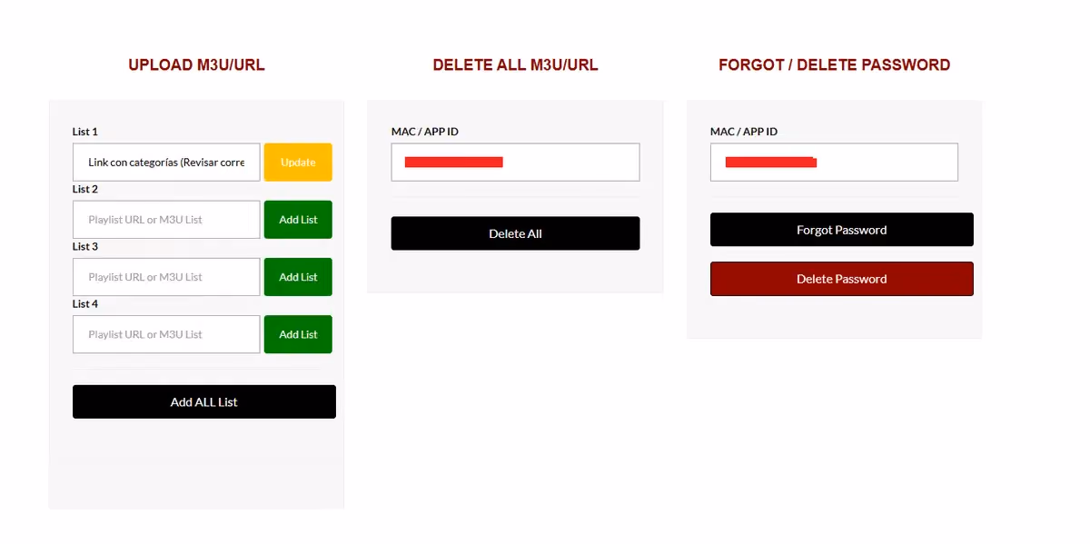 Guardar lista M3U URL
